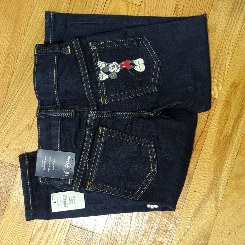 Baby gap Disney jeans for toddler boy NWOT